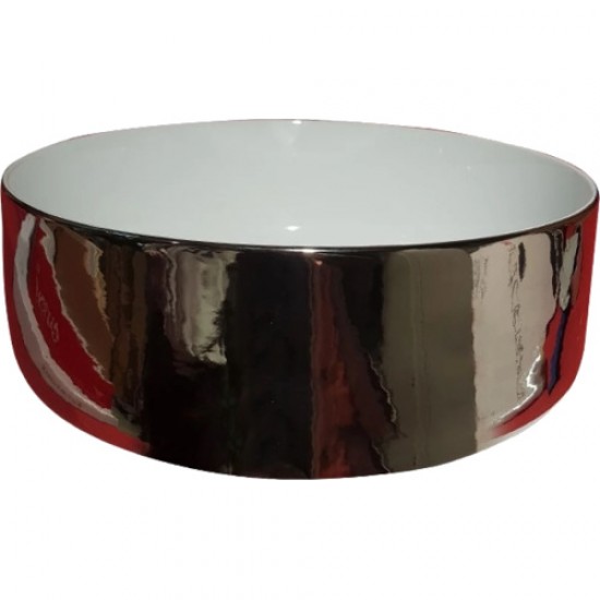 Раковина Artceram Cognac 42 см белая/platino COL001 01 57 Hanex