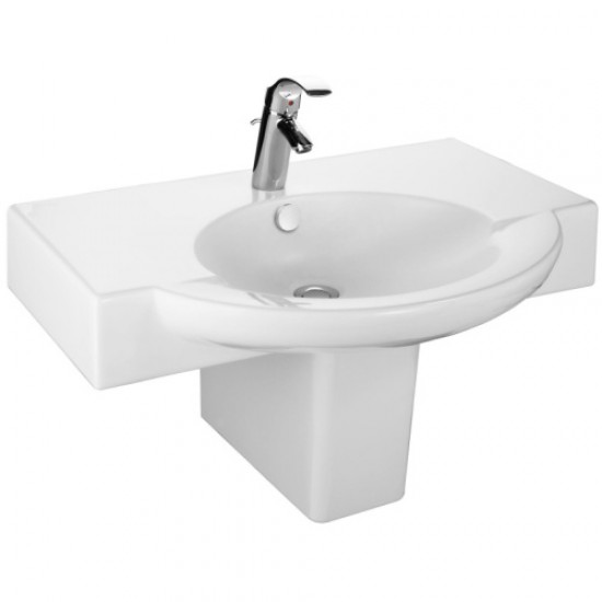 Раковина Jacob Delafon Presquile 80 см белая E1343-00 Hanex