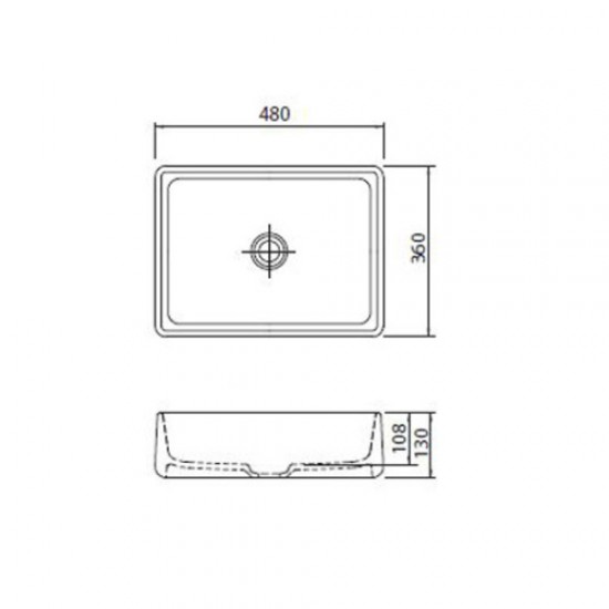 Раковина для ванной Balteco Alto R Hanex