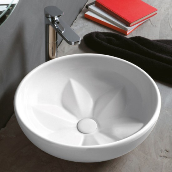 Раковина накладная Azzurra Fleur FLE200 Hanex