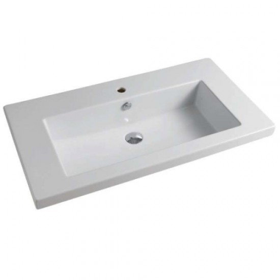 Раковина накладная ArtCeram Gap 86 GPL003 Hanex