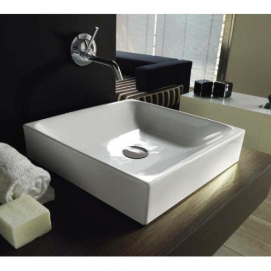 Раковина накладная без отверстия под смеситель Kerasan Cento 3544bi*0 354401 Hanex