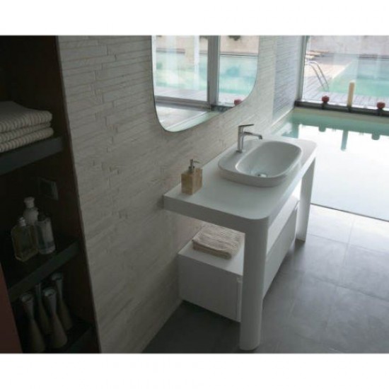 Раковина полувстраиваемая Globo Genesis GE040 GE040.BI Hanex