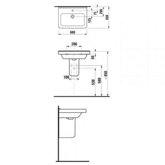 Раковина Jika Cubito 810423 Hanex