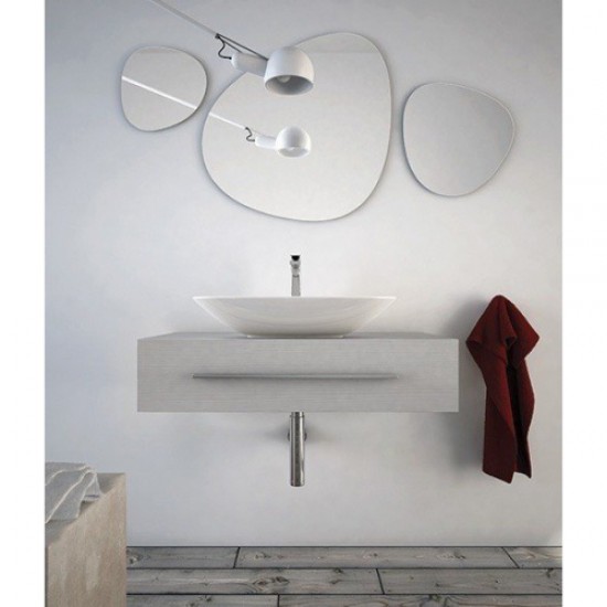 Раковина накладная ArtCeram Plettro Quadro PTL002 Hanex