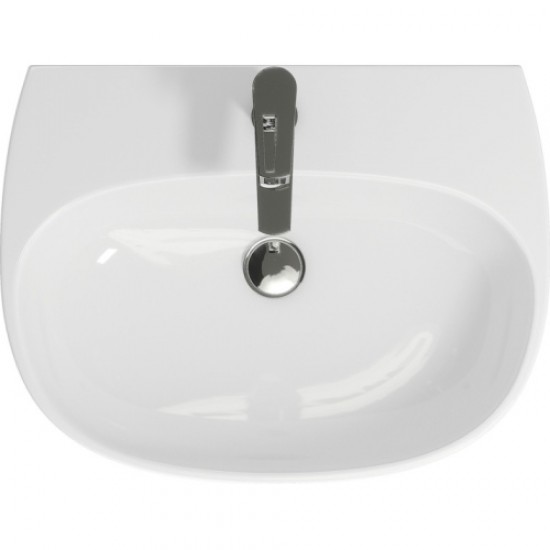 Раковина накладная Cersanit Street Fusion S-UM-SFU60/1-w 60х45 см Hanex