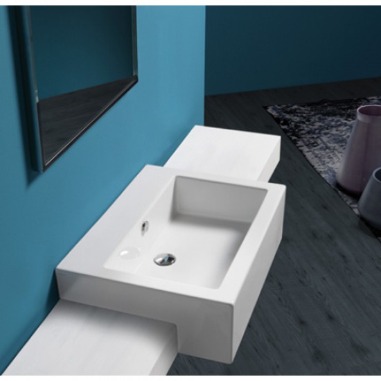 Раковина полувстроенная Simas Frozen FZ 15 Hanex