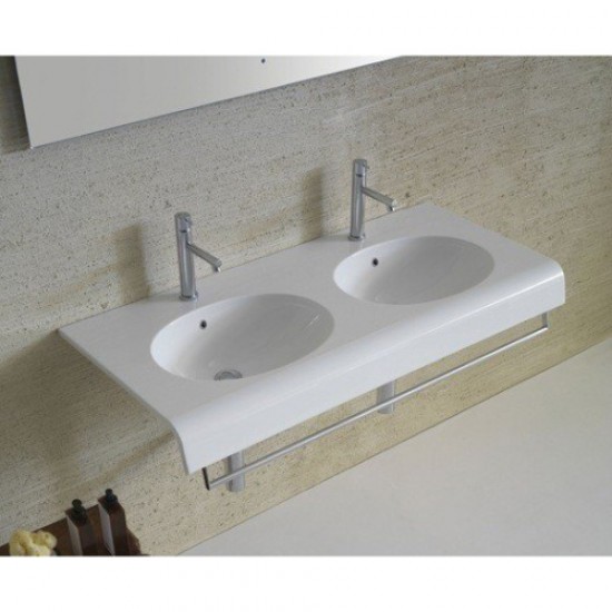 Раковина двойная Globo Bowl+ BP110 Hanex