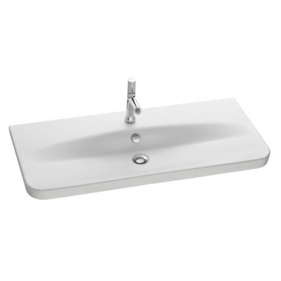 Раковина подвесная Jacob Delafon REPLAY E4487-00 100 см керамическая Hanex