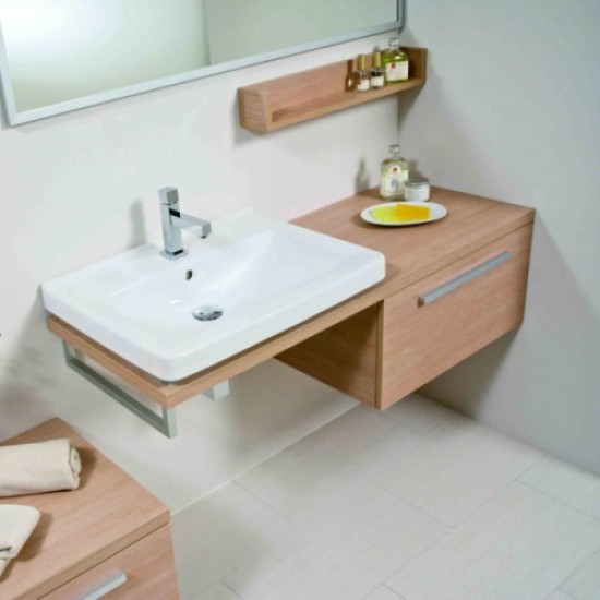 Раковина c отверстием для смесителя Jika Cubito 8104260001041 Hanex