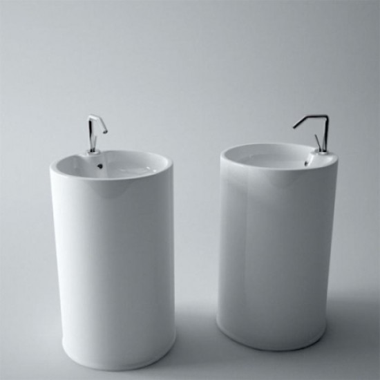 Раковина напольная Simas Top e lavabi d'arredo белый матовый GTE BI MATT Hanex