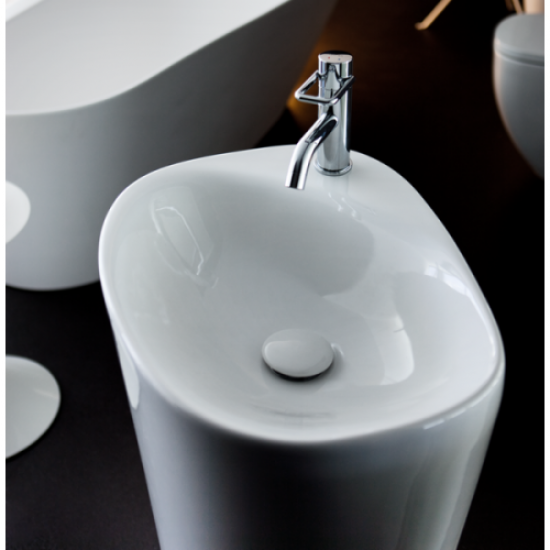 Раковина напольная Laufen Palomba 55 см с покрытием LCC 8.1180.3.400.104.1 Hanex