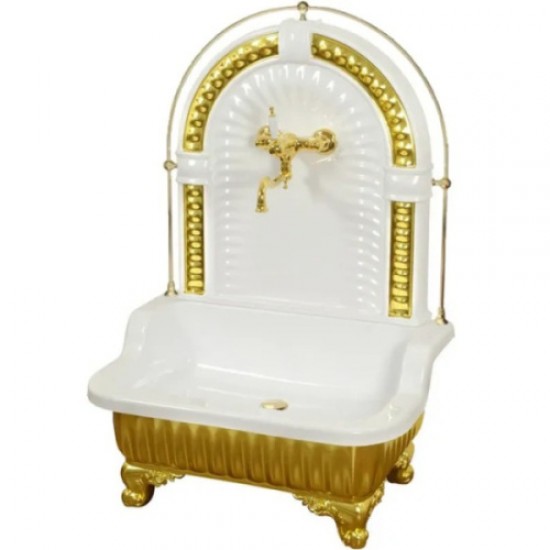 Раковина напольная Migliore Olivia Zampa золото 26300 Hanex