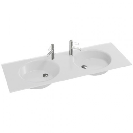 Раковина Jacob Delafon Odeon Rive Gauche EB2566-DE 141 см стеклянная Hanex