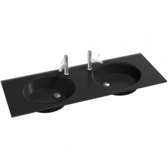 Раковина Jacob Delafon Odeon Rive Gauche EB2566-DE 141 см стеклянная Hanex