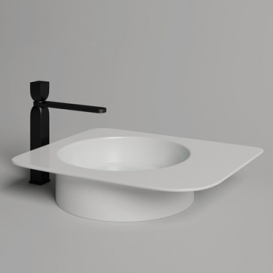 Раковина Salini Ninfea 02 54 см белая матовая 110521M Hanex