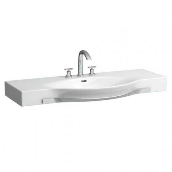 Раковина Laufen Palace 120 см с 3 отверстиями для смесителя 8.1270.4.000.108.1 Hanex