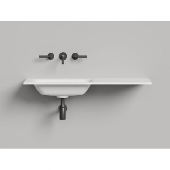 Раковина Salini Onda Flow Round 200 см белый матовый 1402205MN Hanex