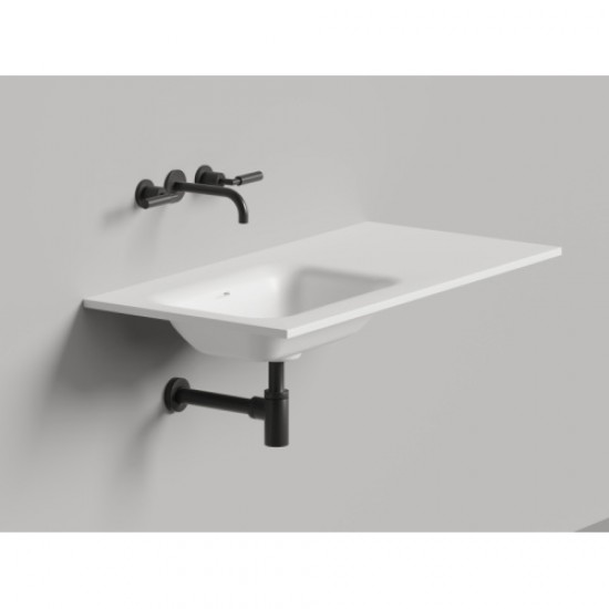 Раковина Salini Onda Flow Round 200 см белый матовый 1402205MN Hanex