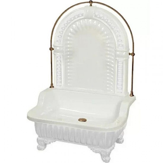 Раковина напольная Migliore Olivia Zampa галерея бронза 26297 Hanex