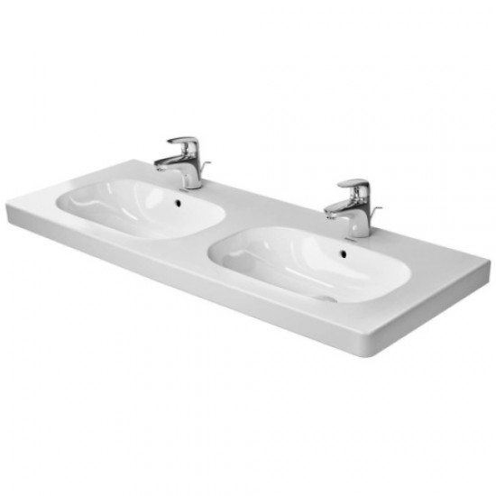 Раковина Duravit D-Code 120 см двойная 03481200002 Hanex