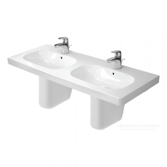 Раковина Duravit D-Code 120 см двойная 03481200002 Hanex