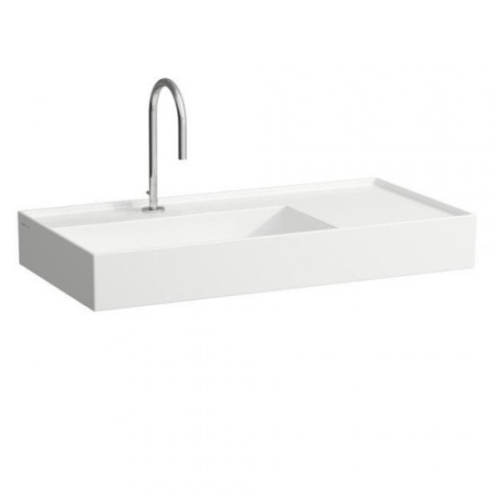 Раковина Laufen Kartell 90 см полка справа 8.1033.8.000.111.1 Hanex