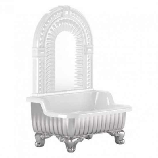 Раковина напольная Migliore Olivia Zampa хром/белый 26268 Hanex