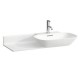 Раковина Laufen Ino 90 см полка слева белая матовая 8.1330.1.757.104.1 Hanex