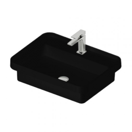 Раковина ArtCeram Fuori Scala 60 см черный матовый TFL034 17 00 nero matt *0 Hanex