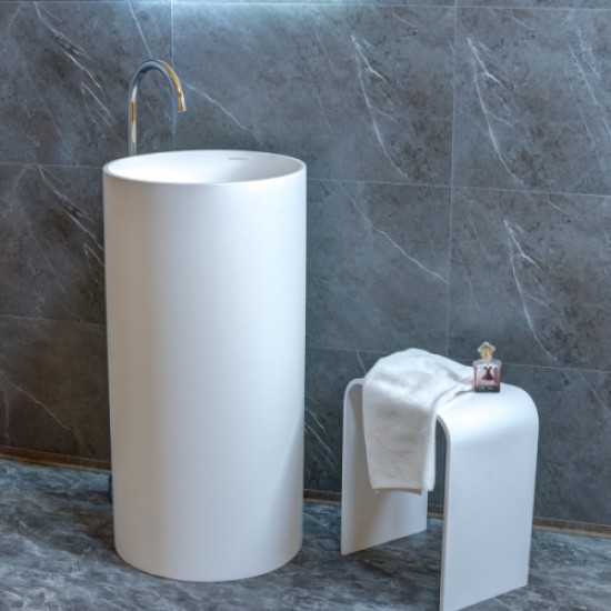 Раковина напольная Montebianco Pisa Tre 45 см белая 31082 Hanex