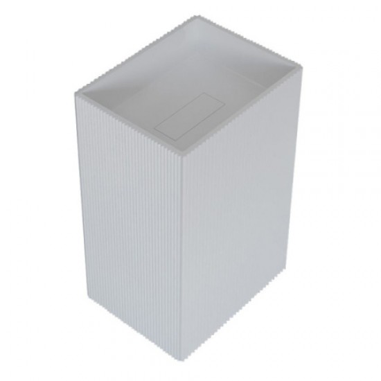 Раковина Abber Stein 50 см белая матовая AS2503-H Hanex