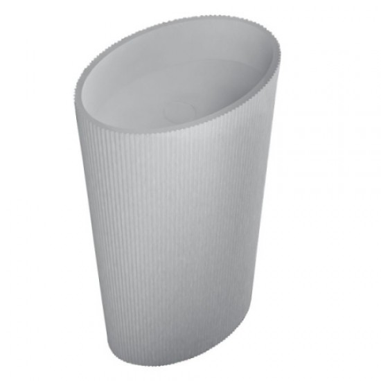 Раковина Abber Stein 50 см белая матовая AS2504-H Hanex