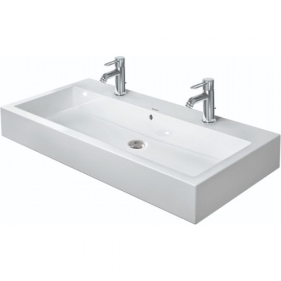 Раковина Duravit Vero 100 см белая 0454100024 Hanex