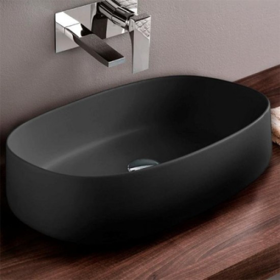 Раковина ArtCeram Cognac 55 см черный матовый COL003 17 34 Hanex