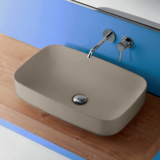 Раковина Kerasan Tribeca 70 см Nocciola 460281*0 Nocciola Hanex