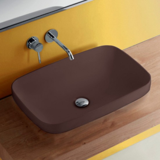 Раковина Kerasan Tribeca 60 см Borgogna Matt 514375 Hanex