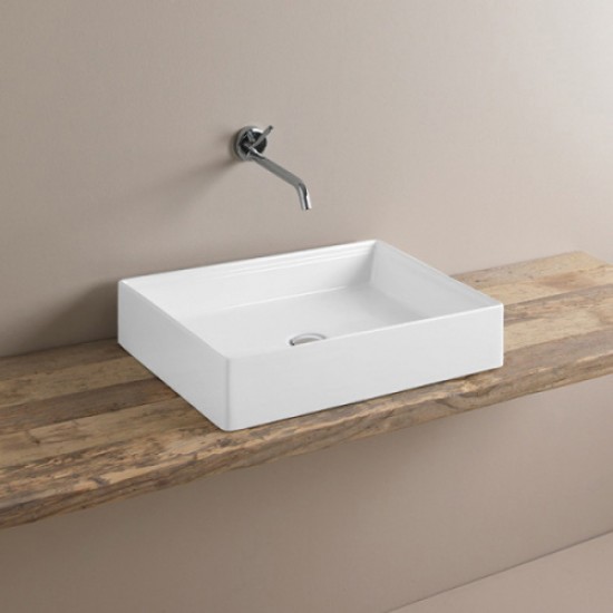 Раковина ArtCeram Scalino 55 см белый матовый SCL002 05 00 bi matt Hanex