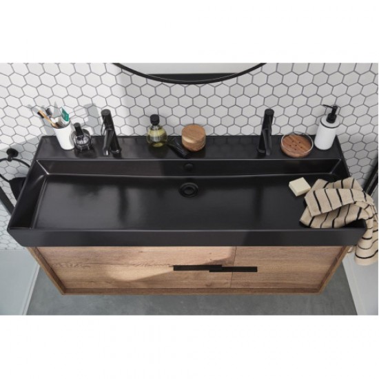 Раковина Jacob Delafon Vivienne 120 см черная матовая EXBK112-NGM Hanex