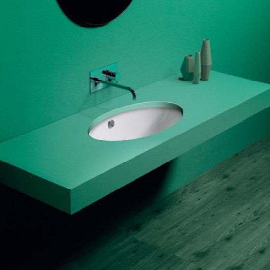 Раковина Simas Lft Spazio 66 см белый матовый LFT 74 BI MATT Hanex