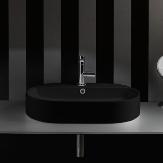 Раковина Kerasan Ciotola 65 см черная матовая 028531*1 Hanex