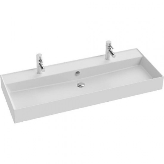 Раковина Jacob Delafon Vivienne 120 см белая матовая EXBK112-BCM Hanex