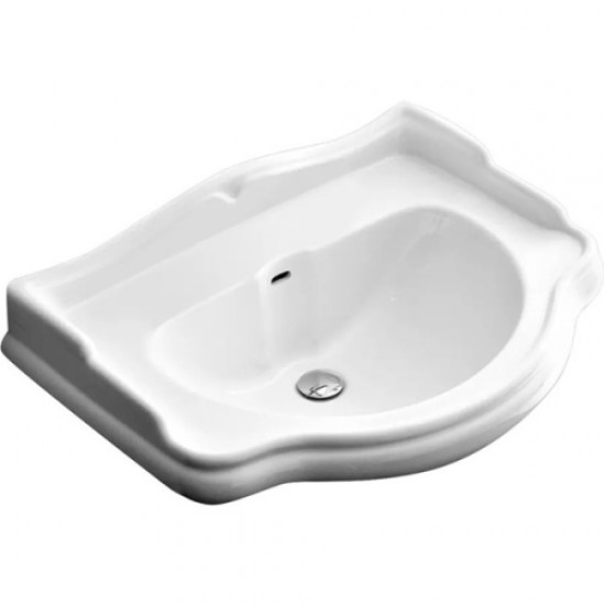 Раковина Kerasan Retro 69 см без отверстия под смеситель 104601*0 Hanex