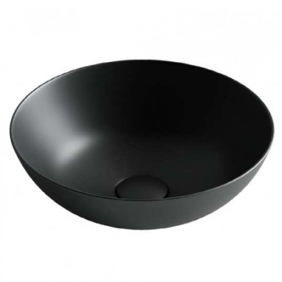 Раковина Kerasan Ciotola 46 см черный матовый 430331nero mat Hanex