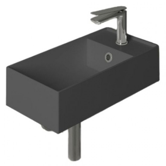 Раковина Simas Agile 50 см антрацит матовый AG50 antracite matt*1