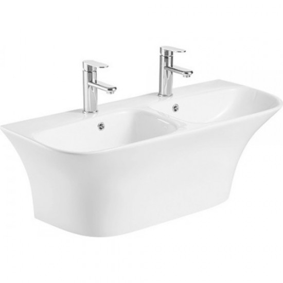 Раковина Ceramalux 100 см двойная G-760