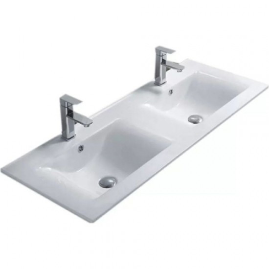 Раковина мебельная Ceramalux N 121 см белая  YJ809-120