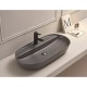 Раковина Ceramalux NC 80 см серая матовая 78325MDH