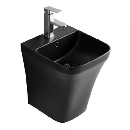 Раковина Ceramalux N 36.5 см черный матовый 500PMB
