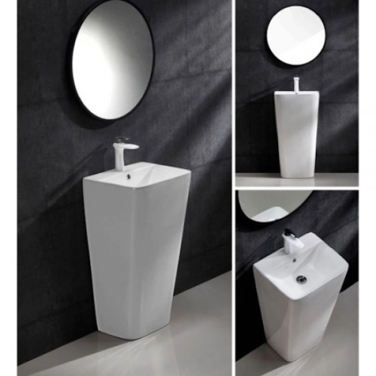 Раковина напольная Ceruttispa Sandra 44 см белая CT7828